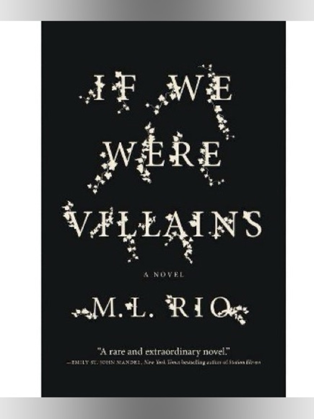 If We Were Villains by M. L. Rio - Black Cover Art Print - Picture 3 of 3